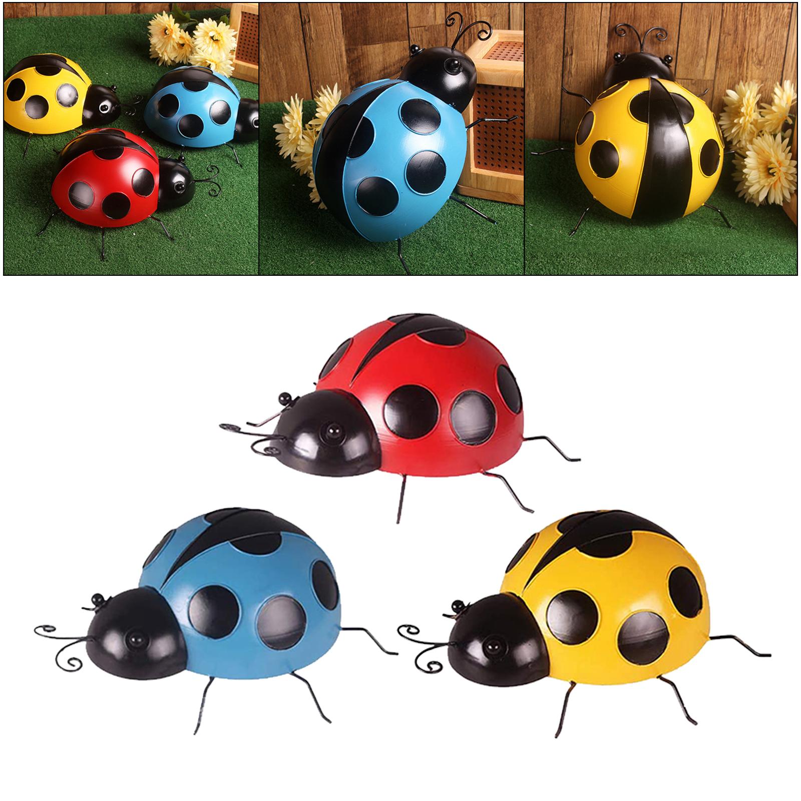 Art Craft Ladybug - Set of 3 Mini Ladybird Model