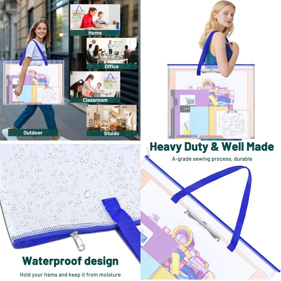 Art Portfolio Bag - Bulletin Board Poster Storage Bag Art