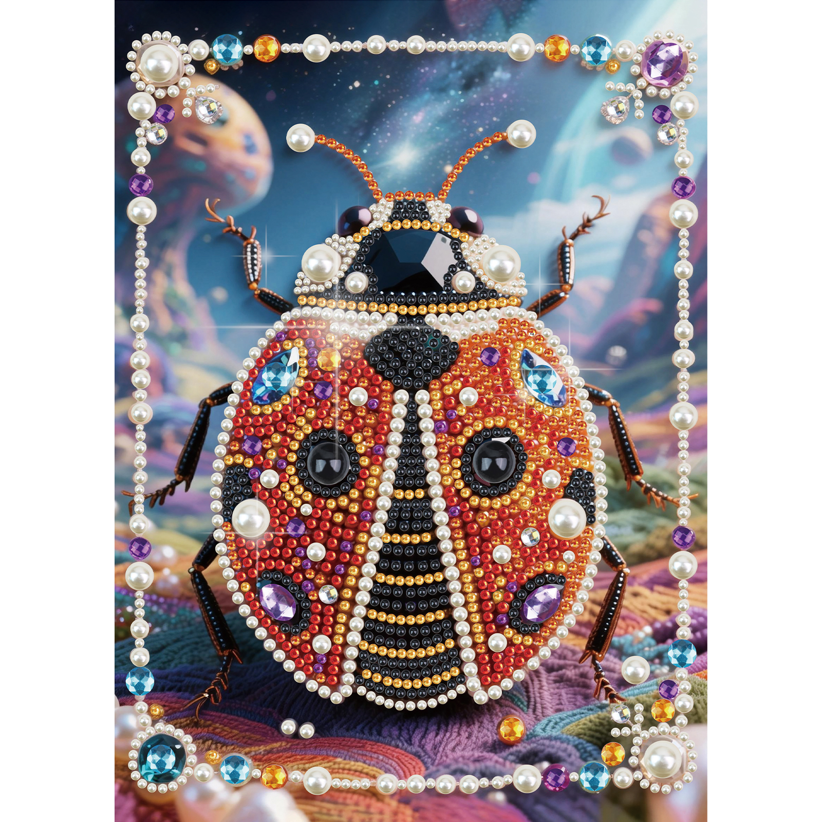 Art Craft Ladybug - DIY Pearl Diamond Art Painting kits