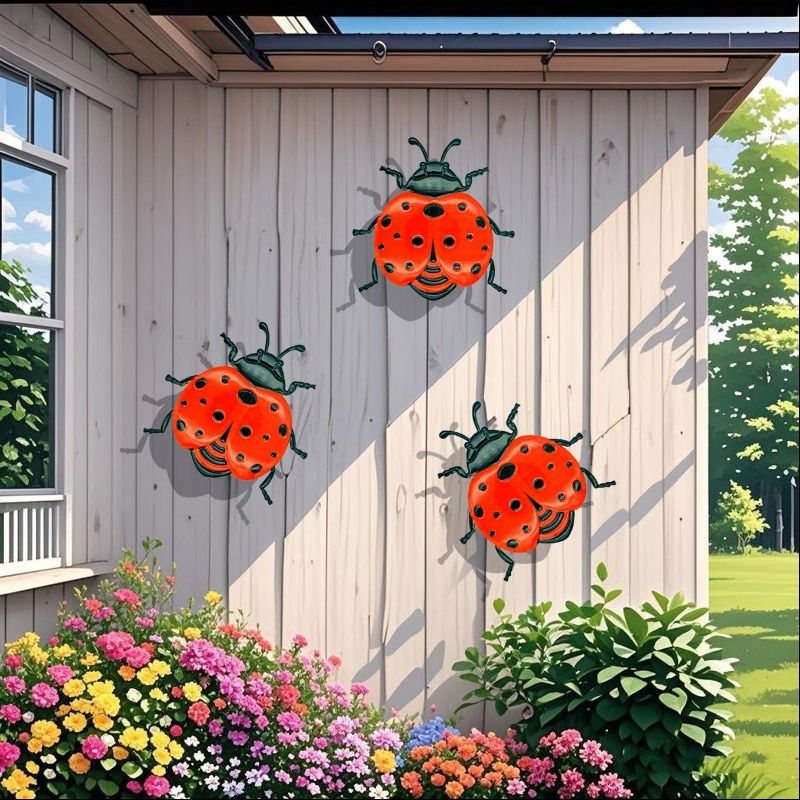 3pcs Simulated Butterfly Bee L - Art Craft Ladybug recension och pris