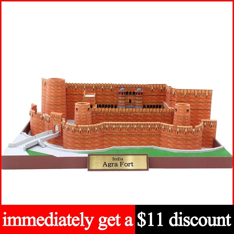India Agra Fort Realistic Fold - Art Craft India recension och pris