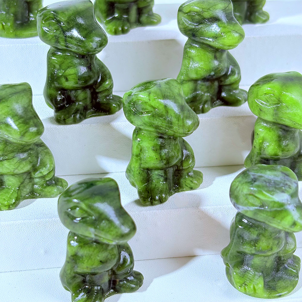 1PC Natural Crystal Green Jade - Dinosaur And Craft recension och pris
