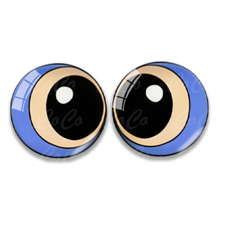 5 Pairs 8-25mm Glass Eyes for  - Dinosaur And Craft recension och pris