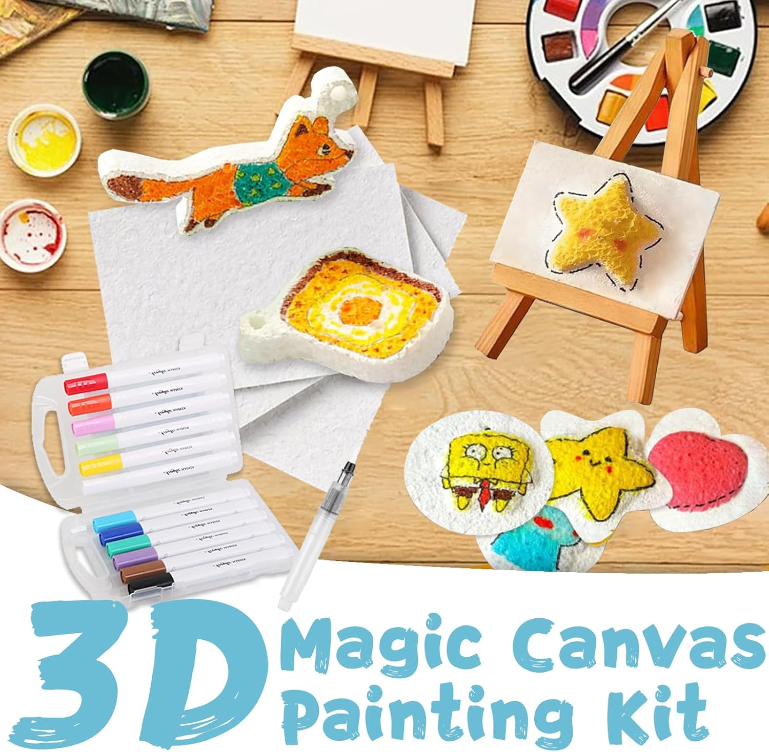 3D Puffy Foam Texture Painting - Art Craft Board recension och pris