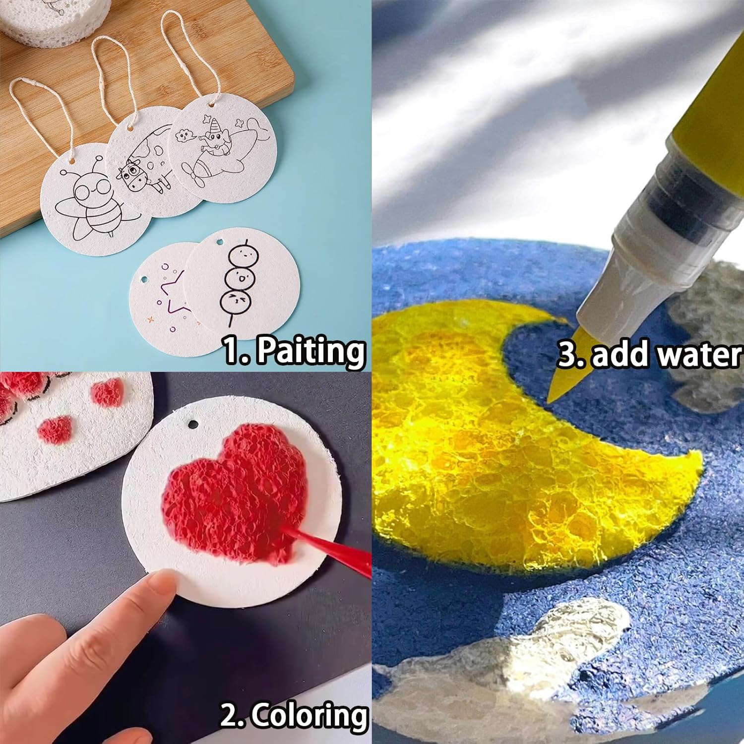 3D Puffy Foam Texture Painting - Art Craft Board recension och pris