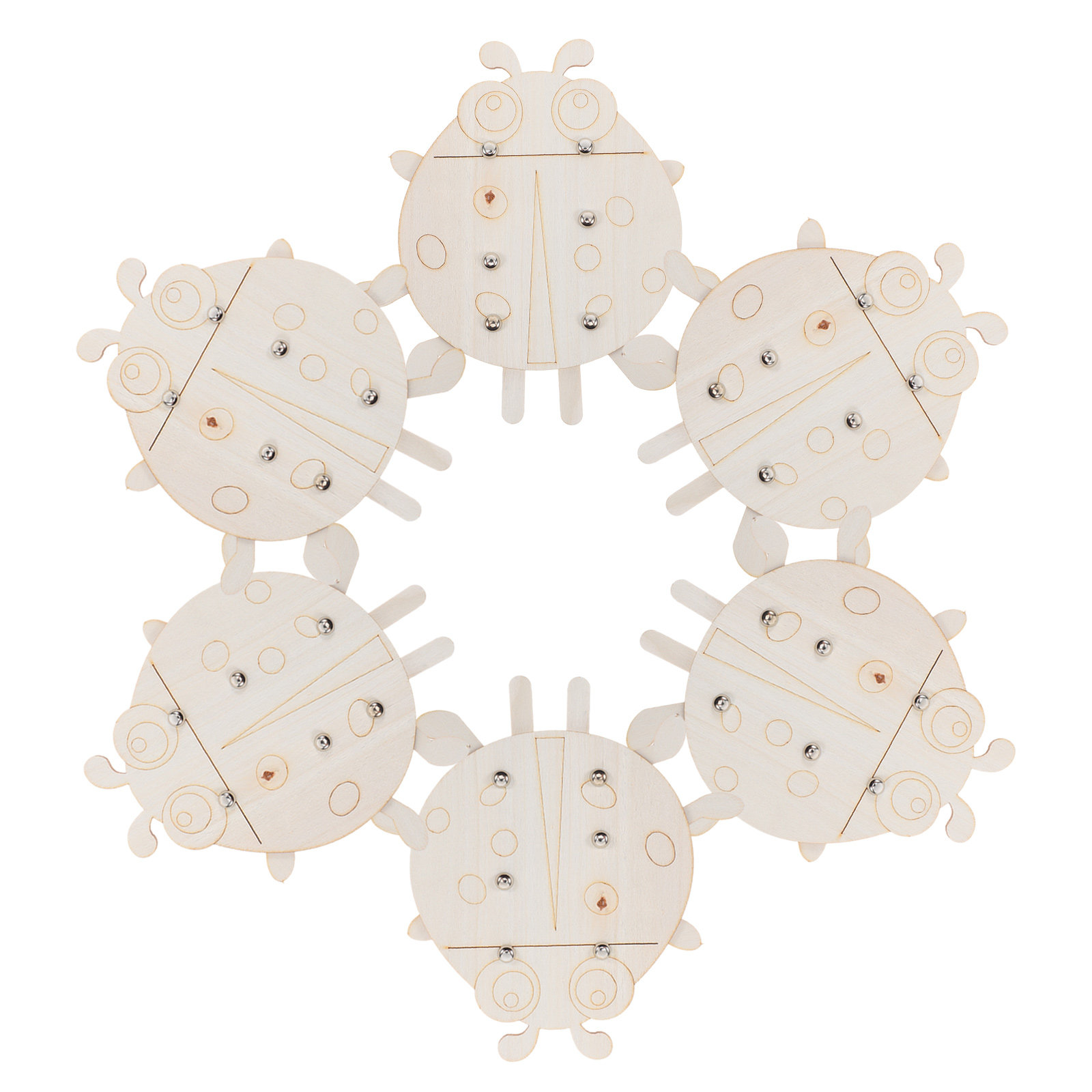 6Pcs Ladybug Craft Supplies Un - Art Craft Ladybug recension och pris