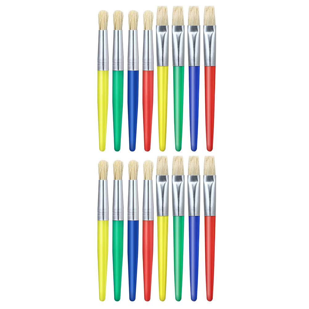 16Pcs Kids Paint Brush Set Pla - Art Craft Classes recension och pris
