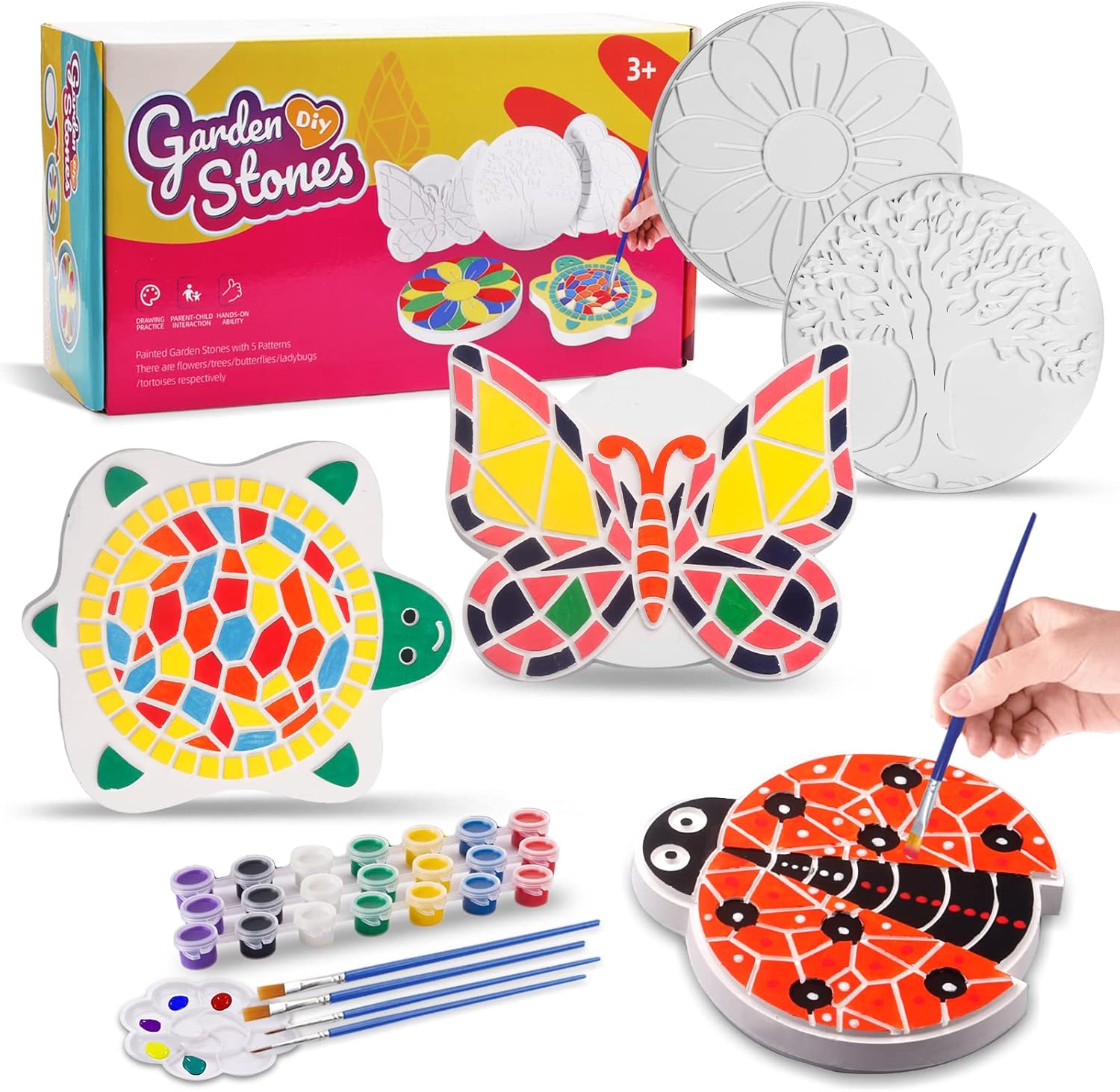 DIY Paint Your Own Stepping St - Art Craft Ladybug recension och pris