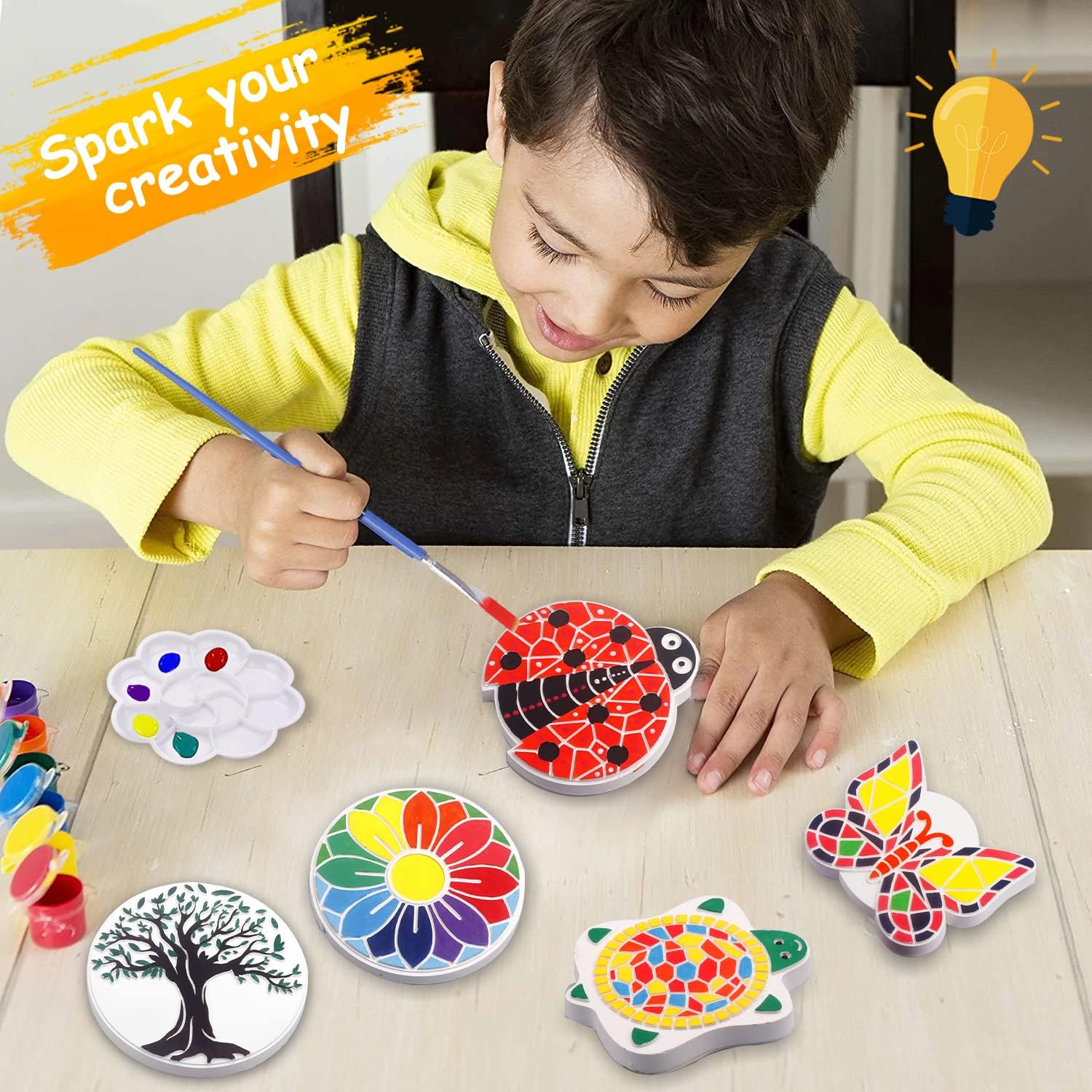 DIY Paint Your Own Stepping St - Art Craft Ladybug recension och pris