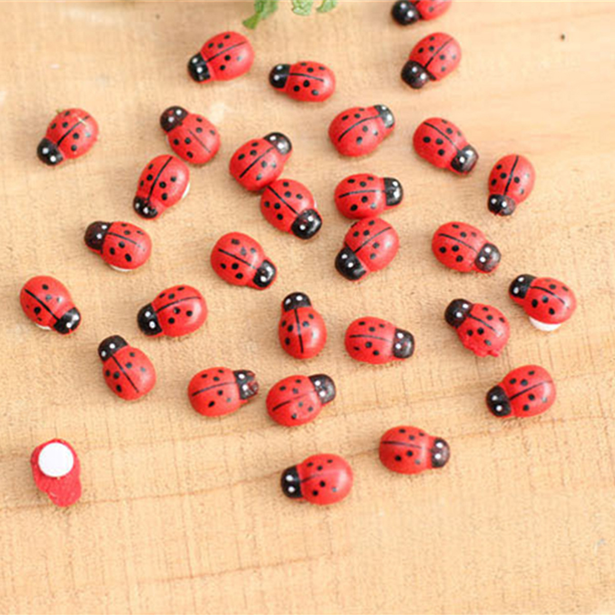 100pcs Mini Ladybugs Wood Craf - Art Craft Ladybug recension och pris