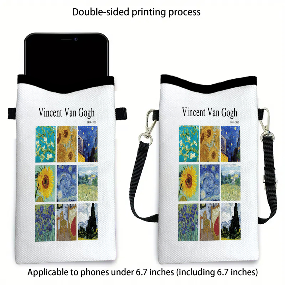 Van Gogh Phone Pouch with Lany - Art Portfolio Bag recension och pris