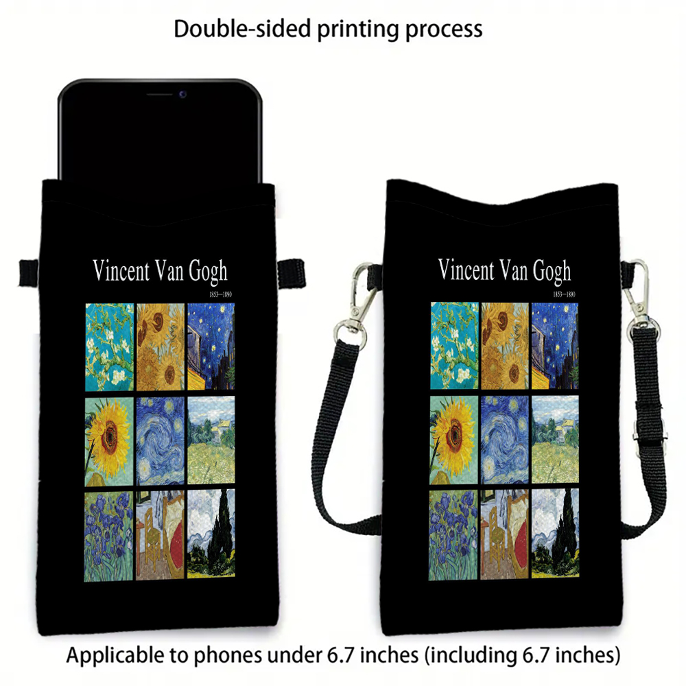 Van Gogh Phone Pouch with Lany - Art Portfolio Bag recension och pris