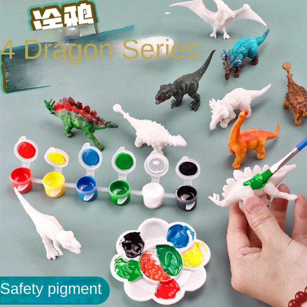 Educational DIY Painting Anima - Dinosaur And Craft recension och pris