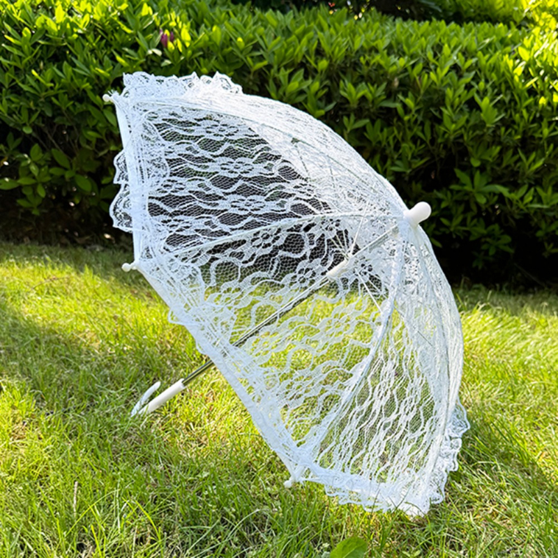 1PC Mini Wedding Lace Parasol, - Art Craft Umbrella recension och pris