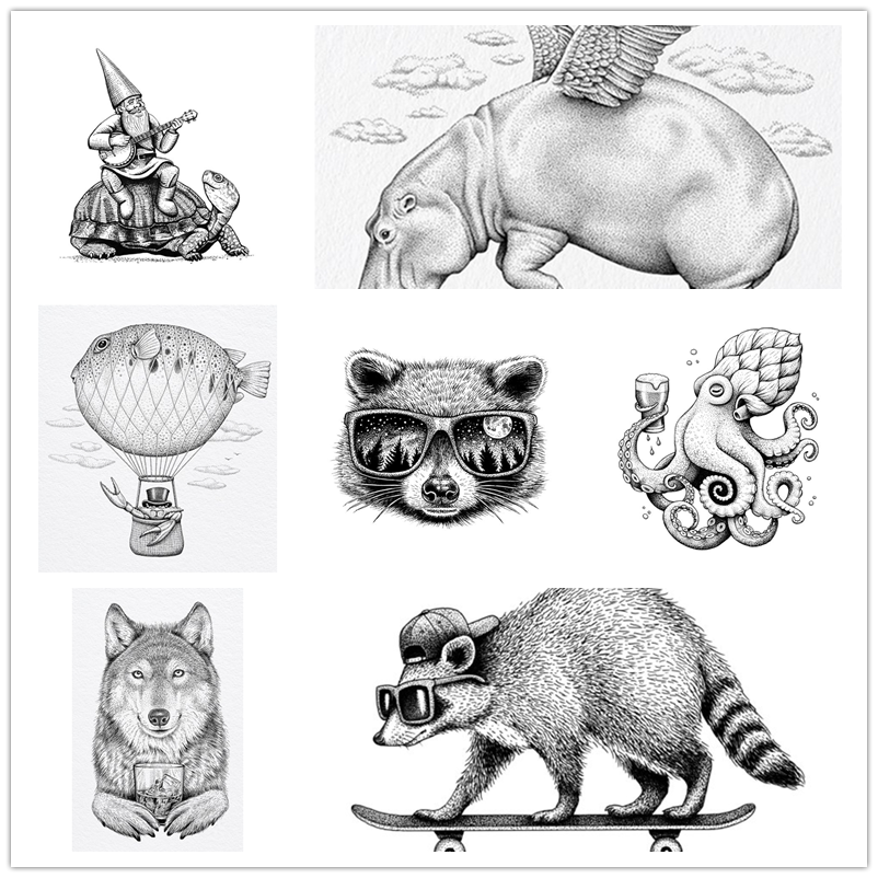 Animals Art Raccoon Cock New D - Art Craft Umbrella recension och pris