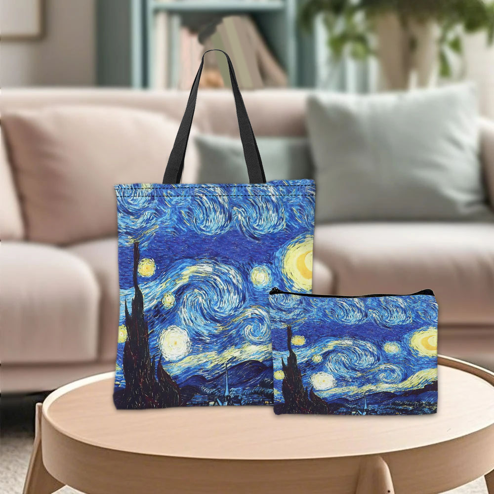 Van Gogh Series Tote Bag Cosme - Art Portfolio Bag recension och pris