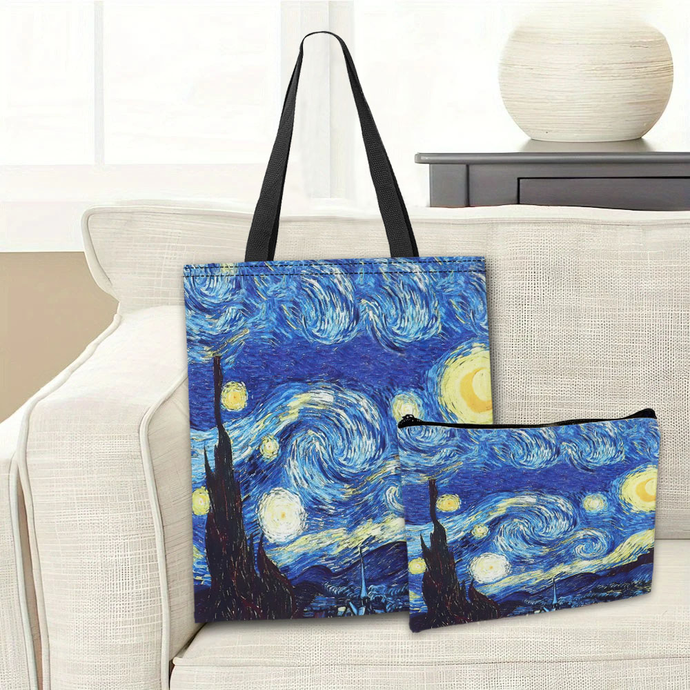 Van Gogh Series Tote Bag Cosme - Art Portfolio Bag recension och pris