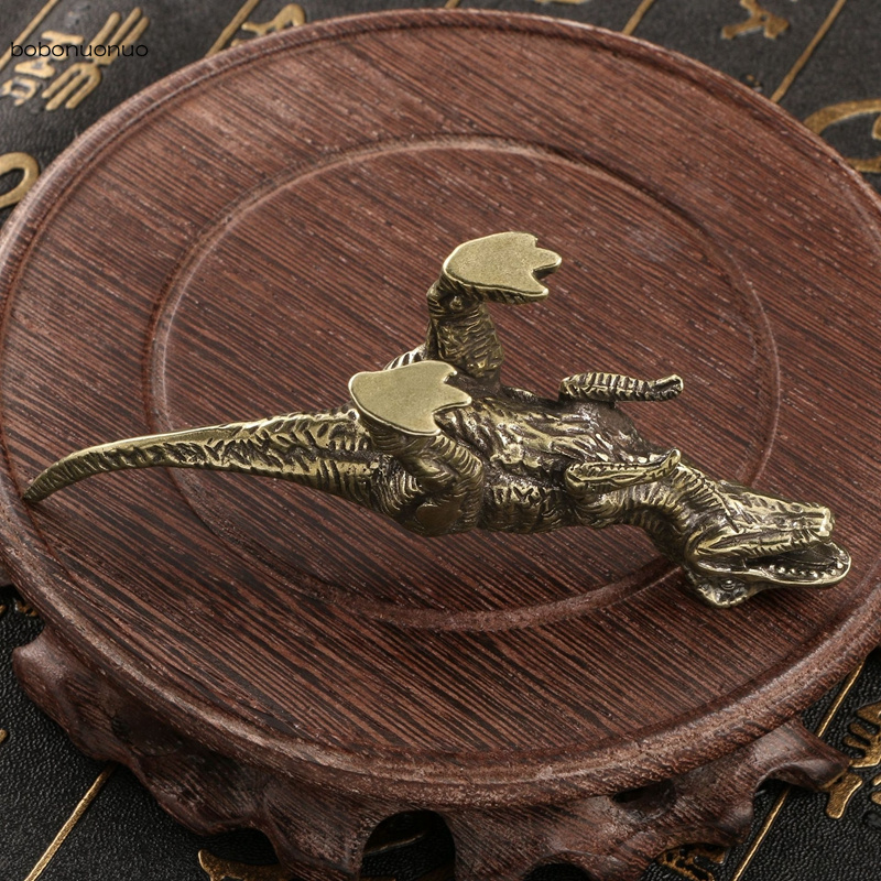Antique Brass Dilophosaurus Di - Dinosaur And Craft recension och pris