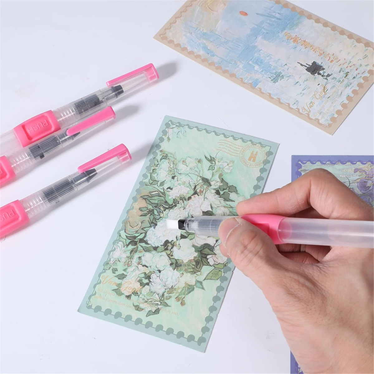 AA98 6Pcs Brushes for Painting - Calligraphy Pen Set recension och pris