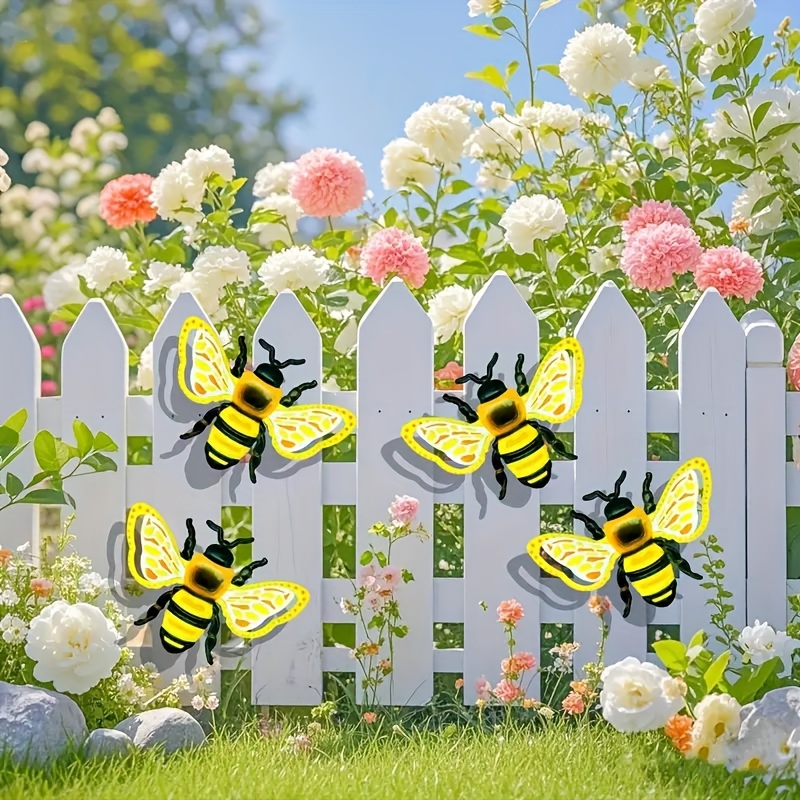 4pcs 3D Iron Art Butterfly Sim - Art Craft Ladybug recension och pris