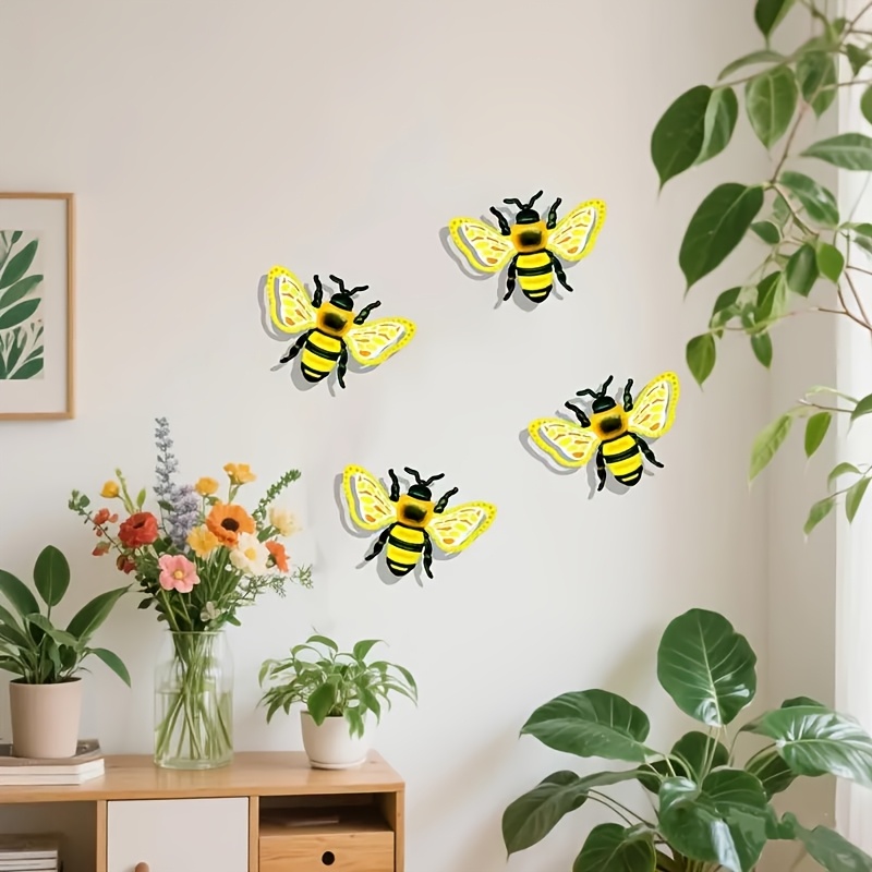 4pcs 3D Iron Art Butterfly Sim - Art Craft Ladybug recension och pris