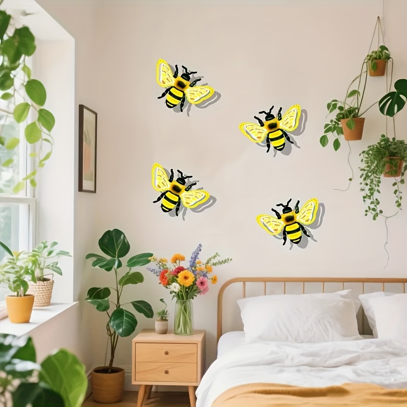4pcs 3D Iron Art Butterfly Sim - Art Craft Ladybug recension och pris
