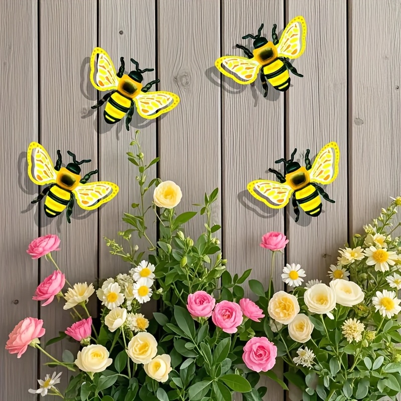 4pcs 3D Iron Art Butterfly Sim - Art Craft Ladybug recension och pris