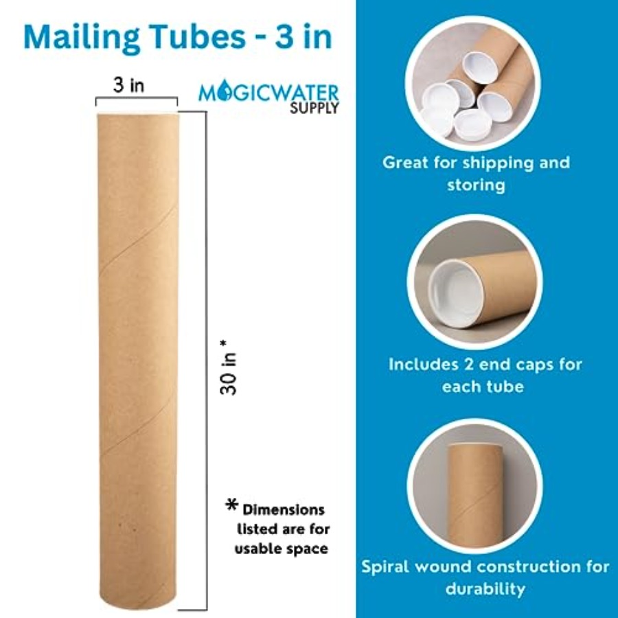 Mailing Tube - 3 in x 30 in -  - Art Craft Youtube recension och pris