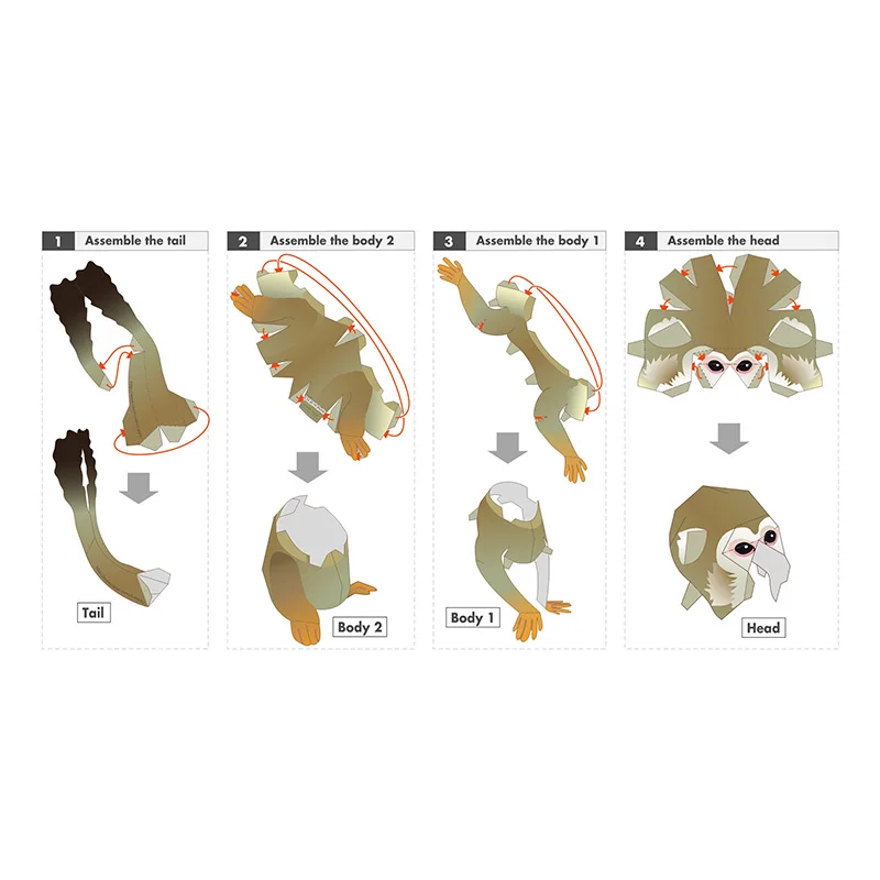 Squirrel Monkey Origami Art Fo - Art Craft Center recension och pris