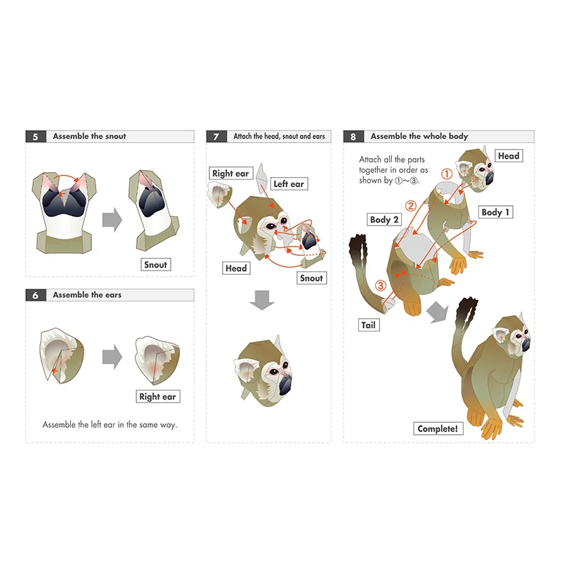 Squirrel Monkey Origami Art Fo - Art Craft Center recension och pris
