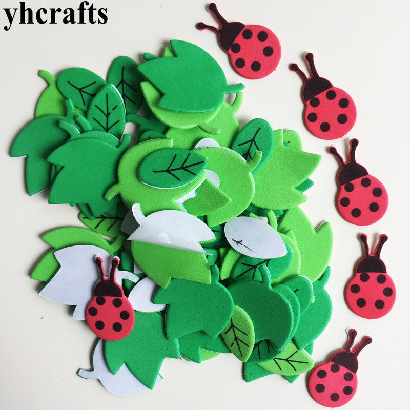 140PCS Ladybug leaves foam sti - Art Craft Ladybug recension och pris