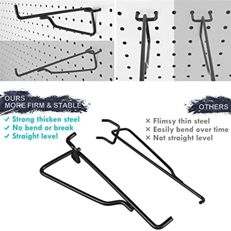 75STO-Peg Board Shelf Hooks, 8 - Art Craft Board recension och pris