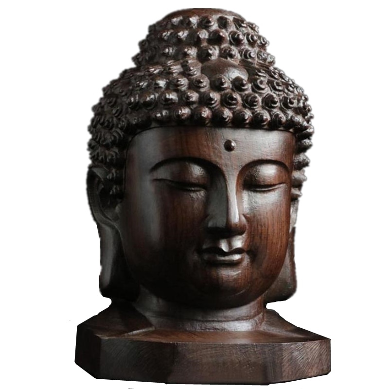 1/2pcs Wooden Sakyamuni Statue - Art Craft India recension och pris