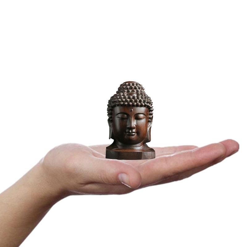 1/2pcs Wooden Sakyamuni Statue - Art Craft India recension och pris