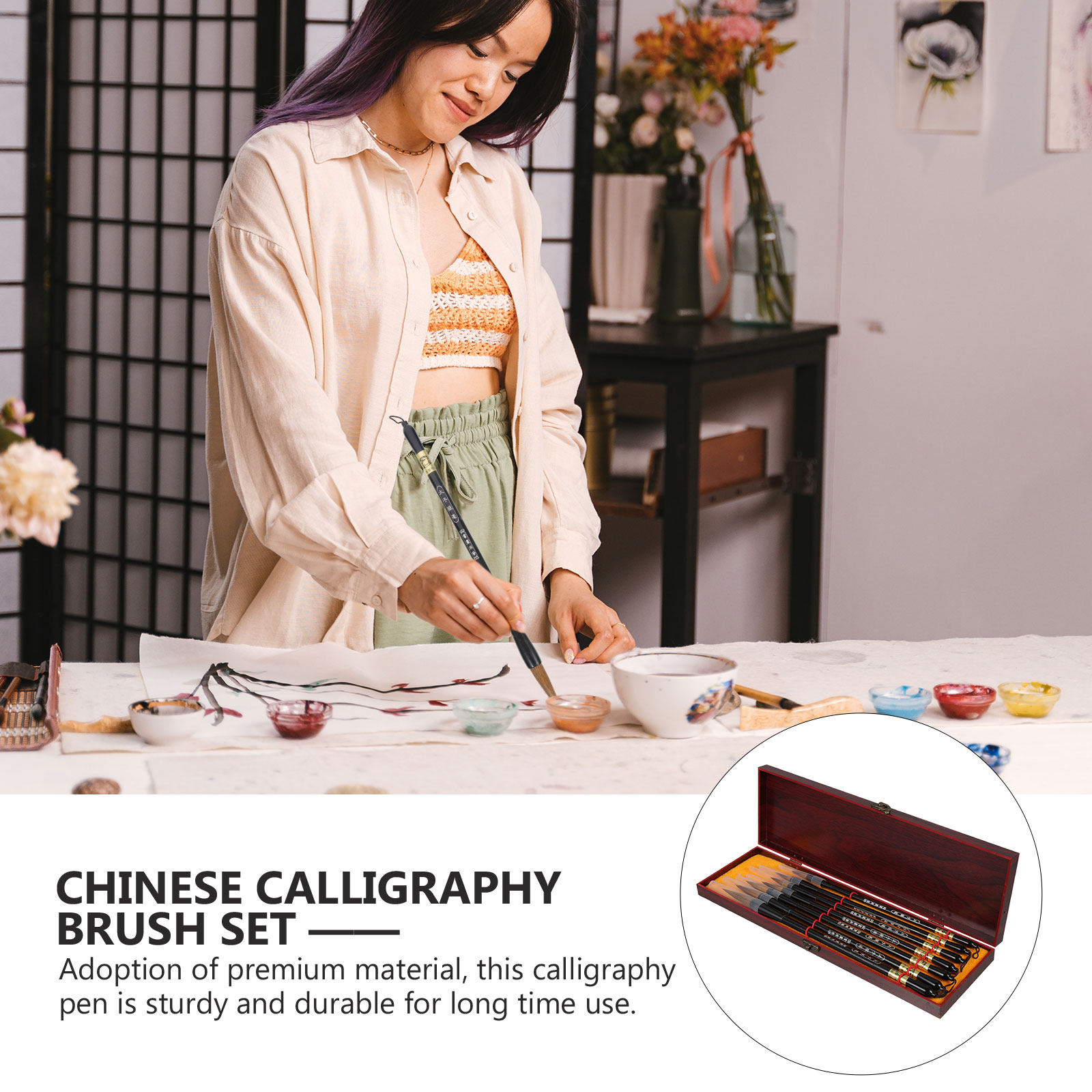 1Set Chinese Calligraphy Brush - Calligraphy Pen Set recension och pris