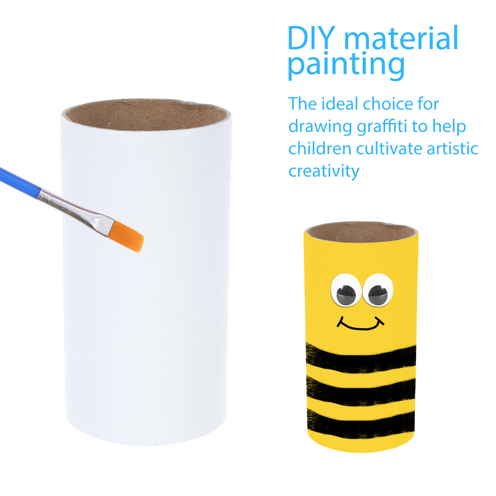 10Pcs Sturdy Round Paper Tubes - Art Craft Youtube recension och pris