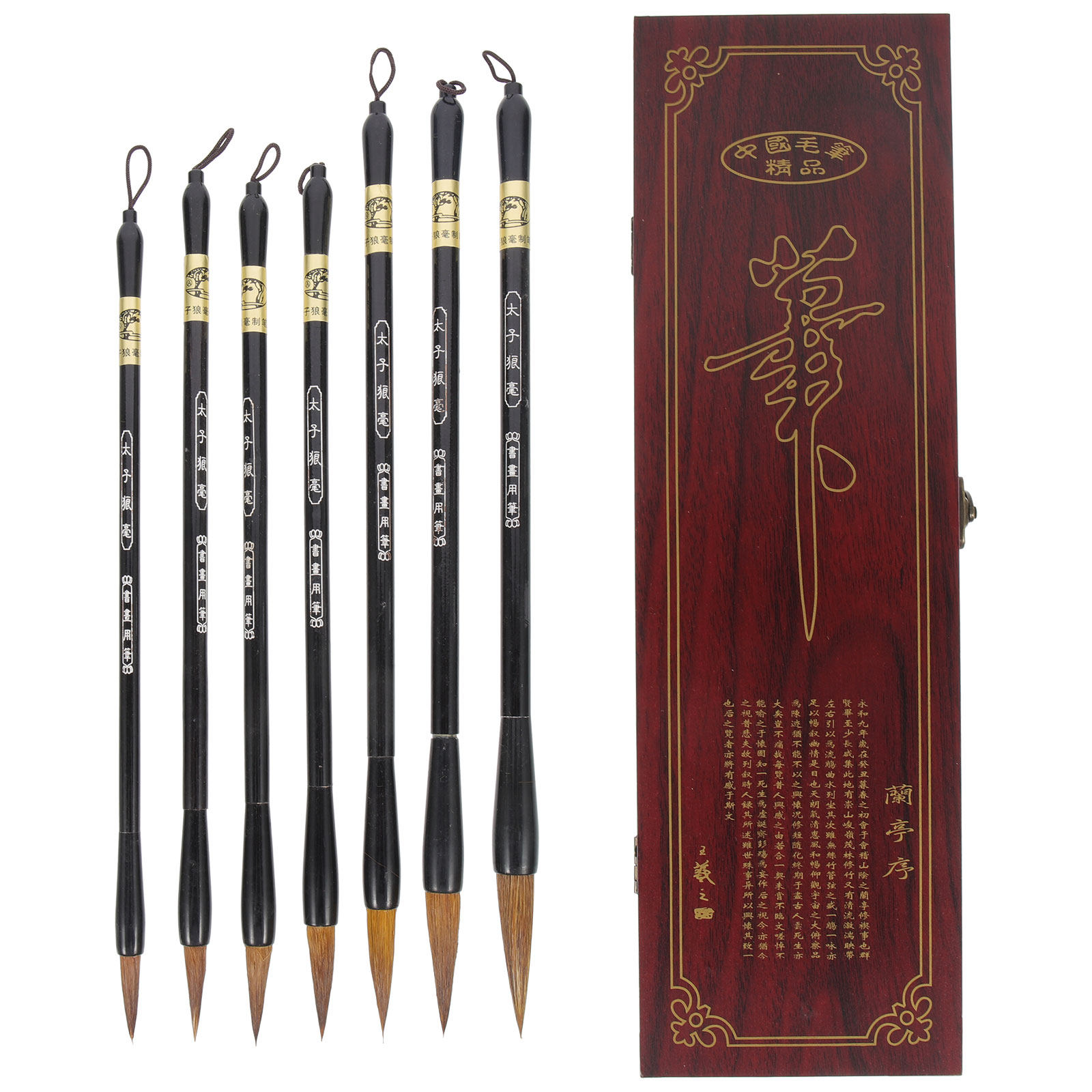 1Set Wolf Hair Brush Set Premi - Calligraphy Pen Set recension och pris