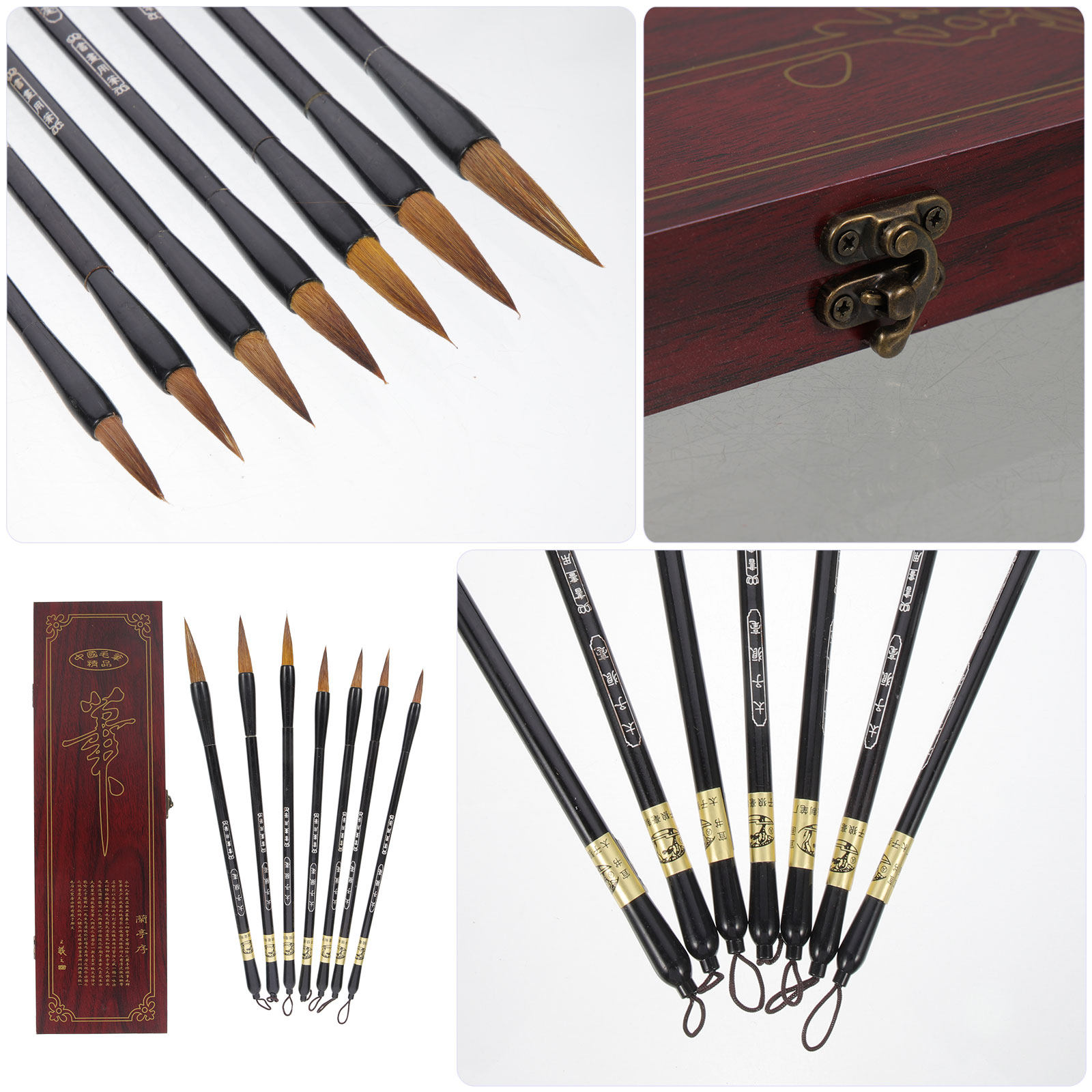 1Set Wolf Hair Brush Set Premi - Calligraphy Pen Set recension och pris