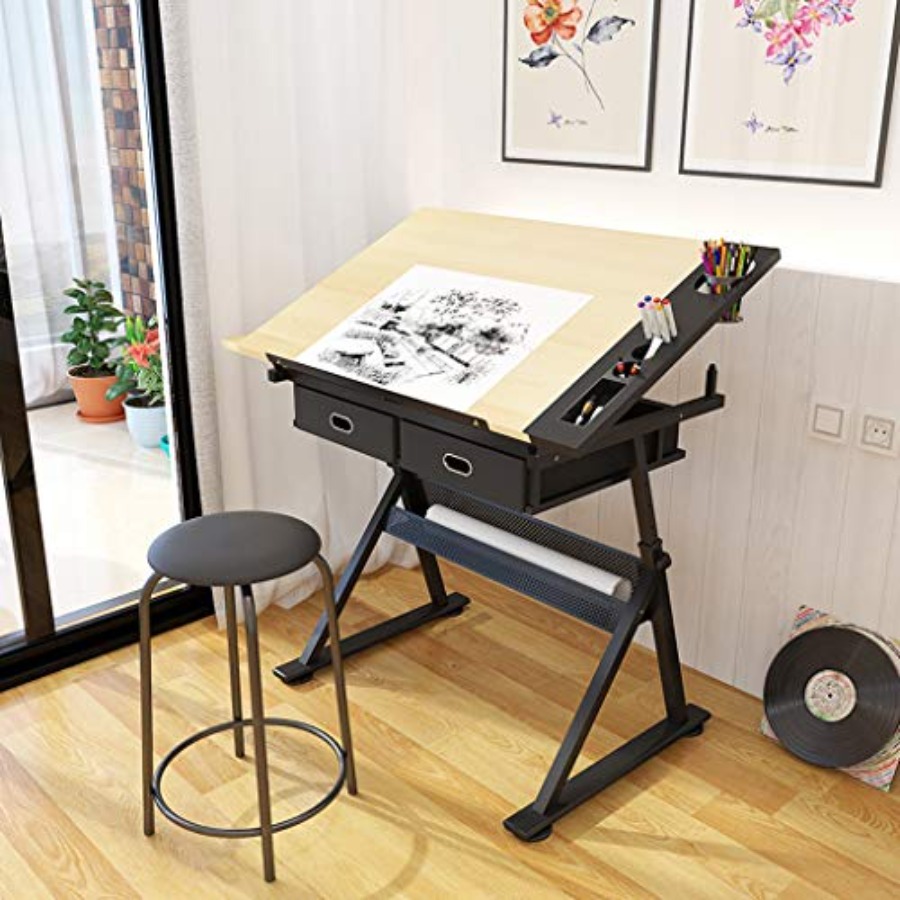 Drafting Table with Storage He - Art & Craft Job Vacancies recension och pris