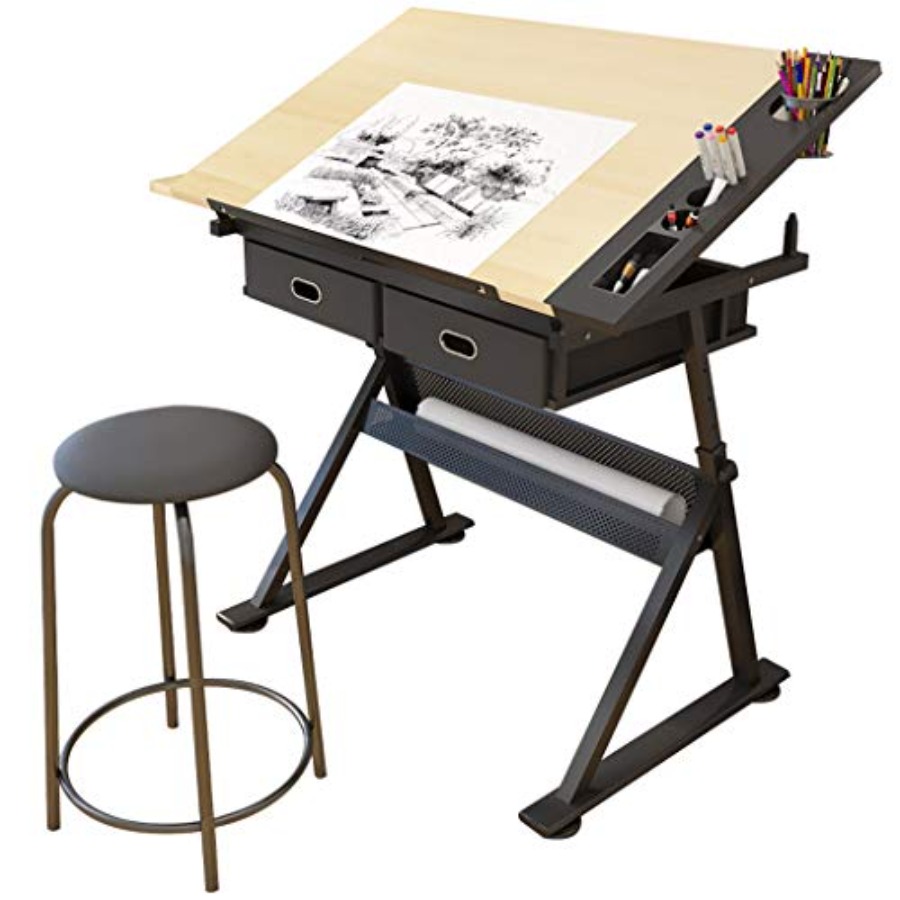 Drafting Table with Storage He - Art & Craft Job Vacancies recension och pris