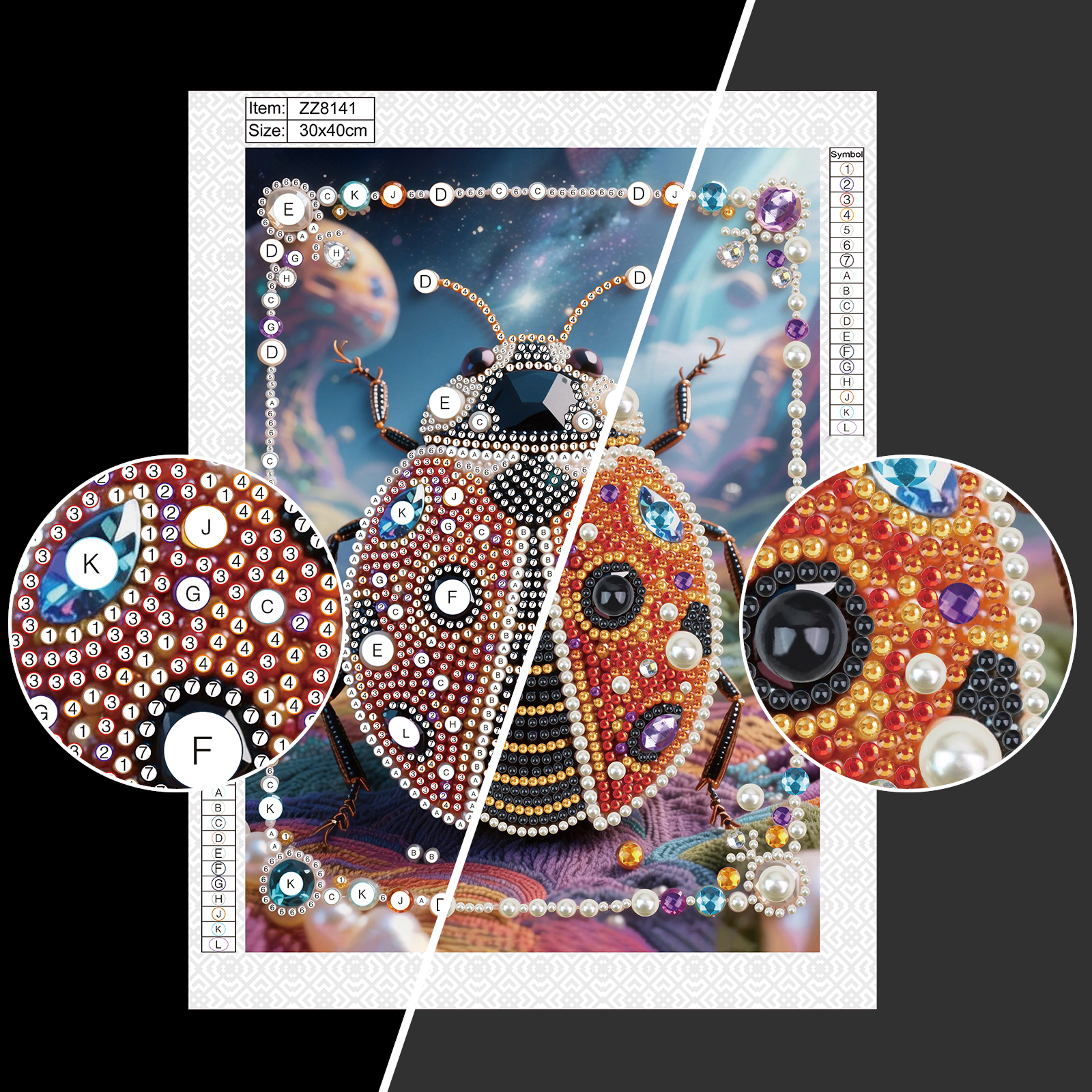 DIY Pearl Diamond Art Painting - Art Craft Ladybug recension och pris