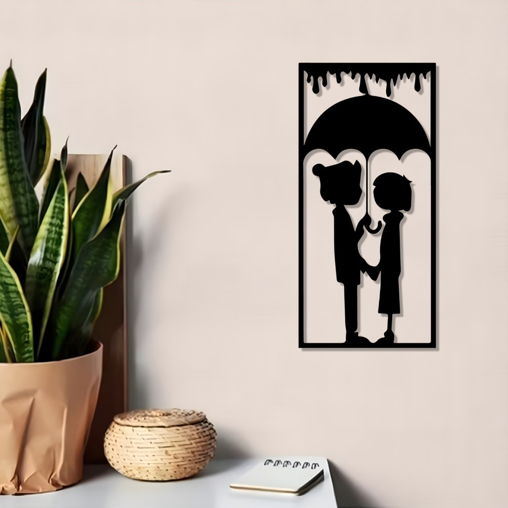 Vintage Couple Under Umbrella  - Art Craft Umbrella recension och pris
