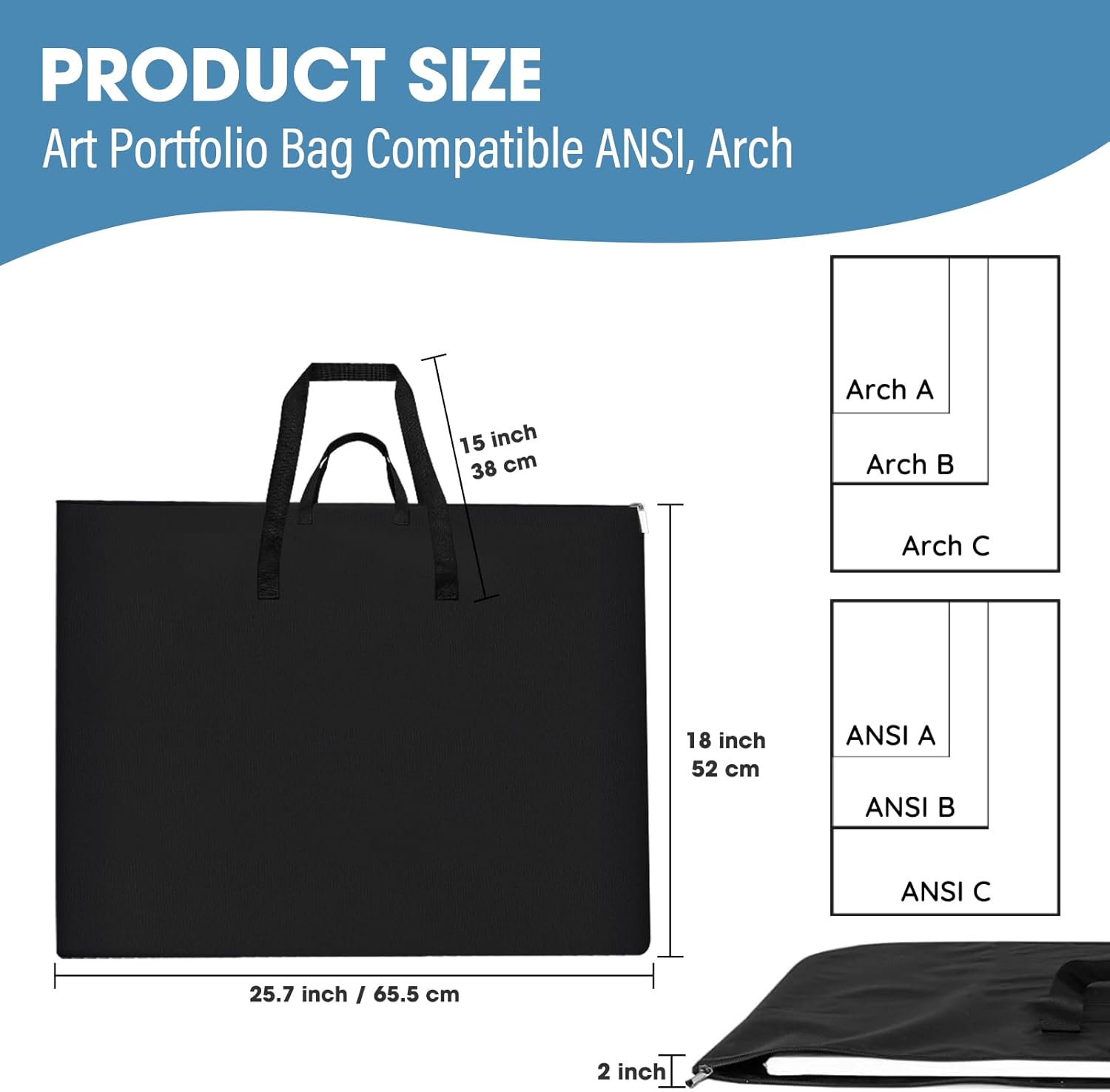 Lightweight Art Portfolio Bag, - Art Portfolio Bag recension och pris