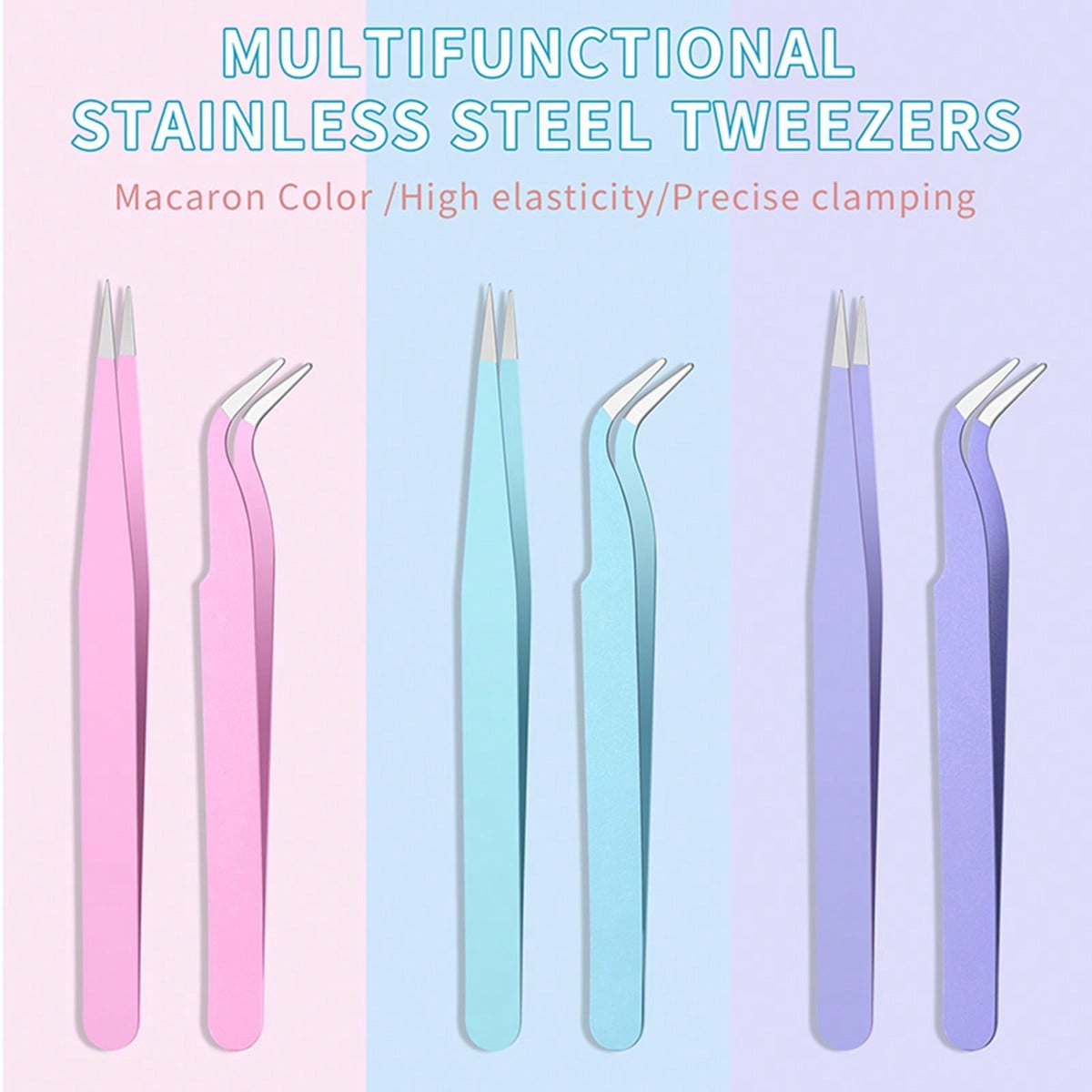 LUSLUKING Nail Art Tweezers Se - Art Craft Tools recension och pris