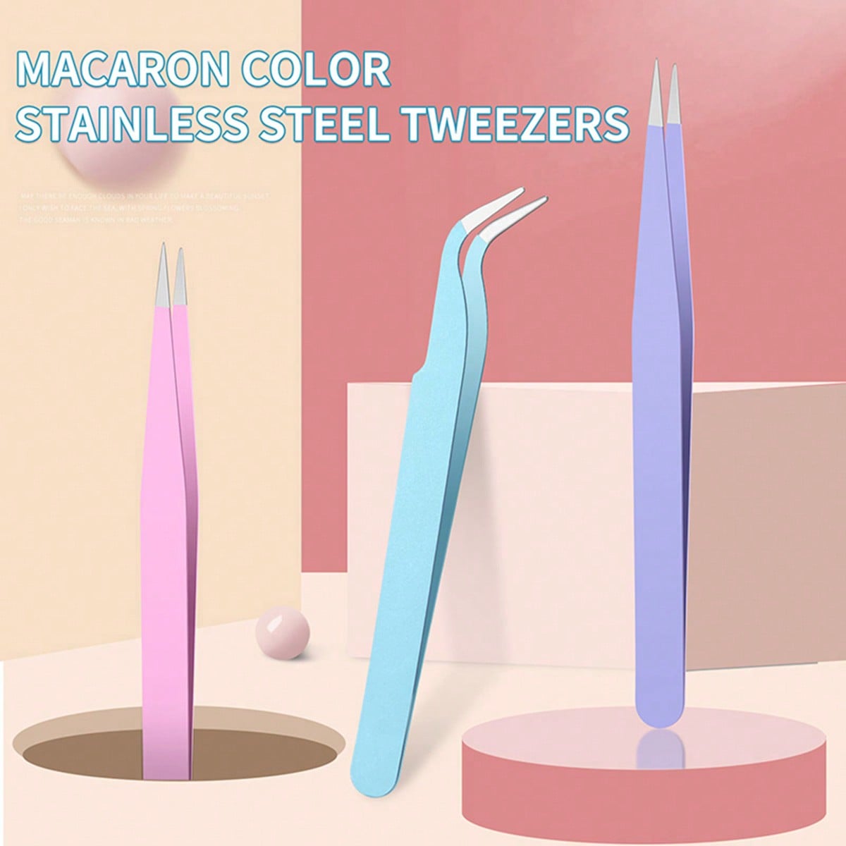 LUSLUKING Nail Art Tweezers Se - Art Craft Tools recension och pris