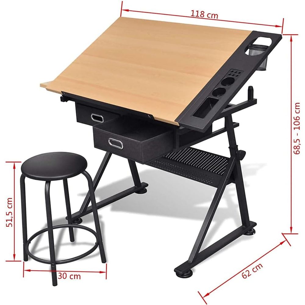 Adjustable Height Drafting Tab - Art & Craft Valley recension och pris