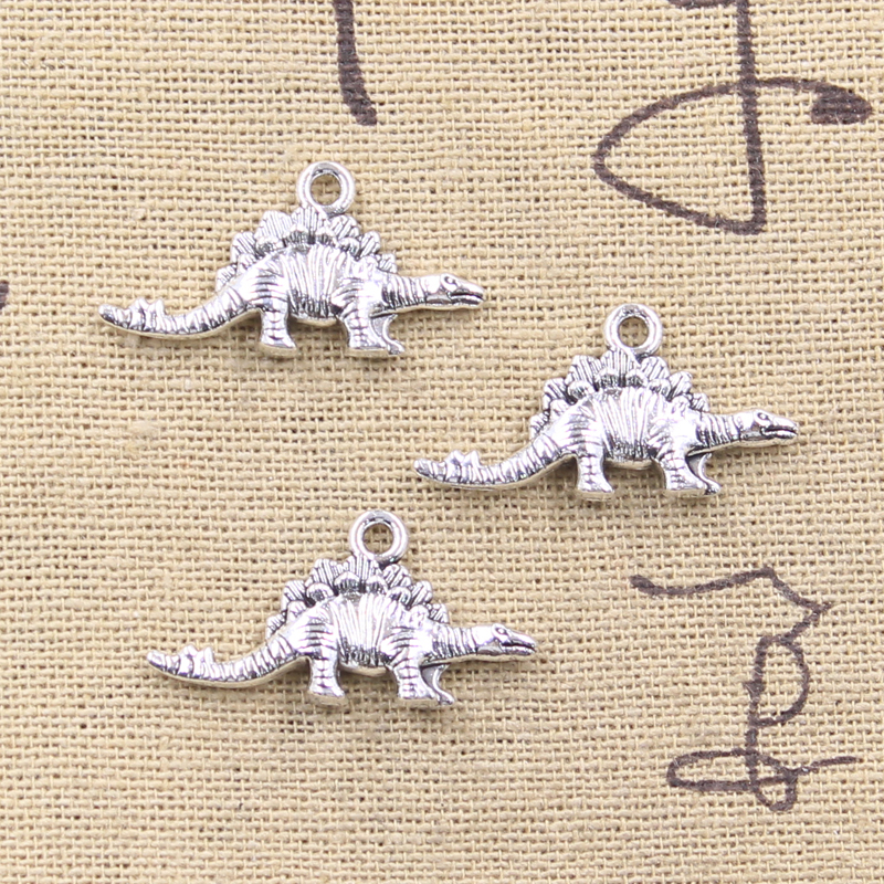 20pcs Charms Dinosaur Stegosau - Dinosaur And Craft recension och pris
