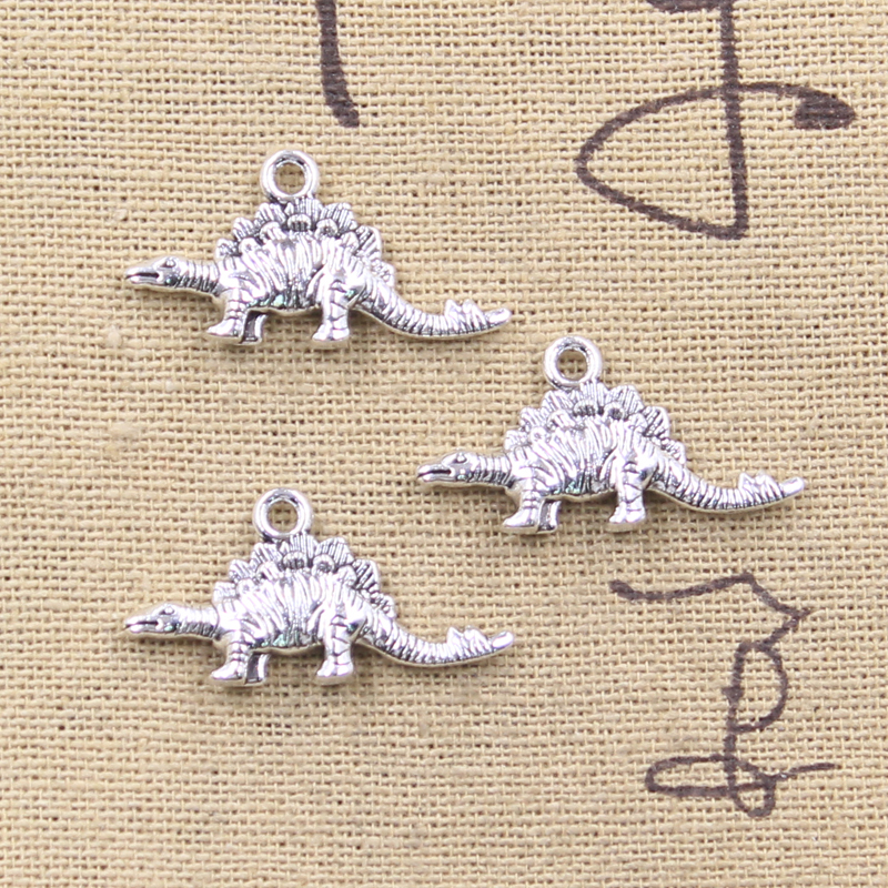20pcs Charms Dinosaur Stegosau - Dinosaur And Craft recension och pris