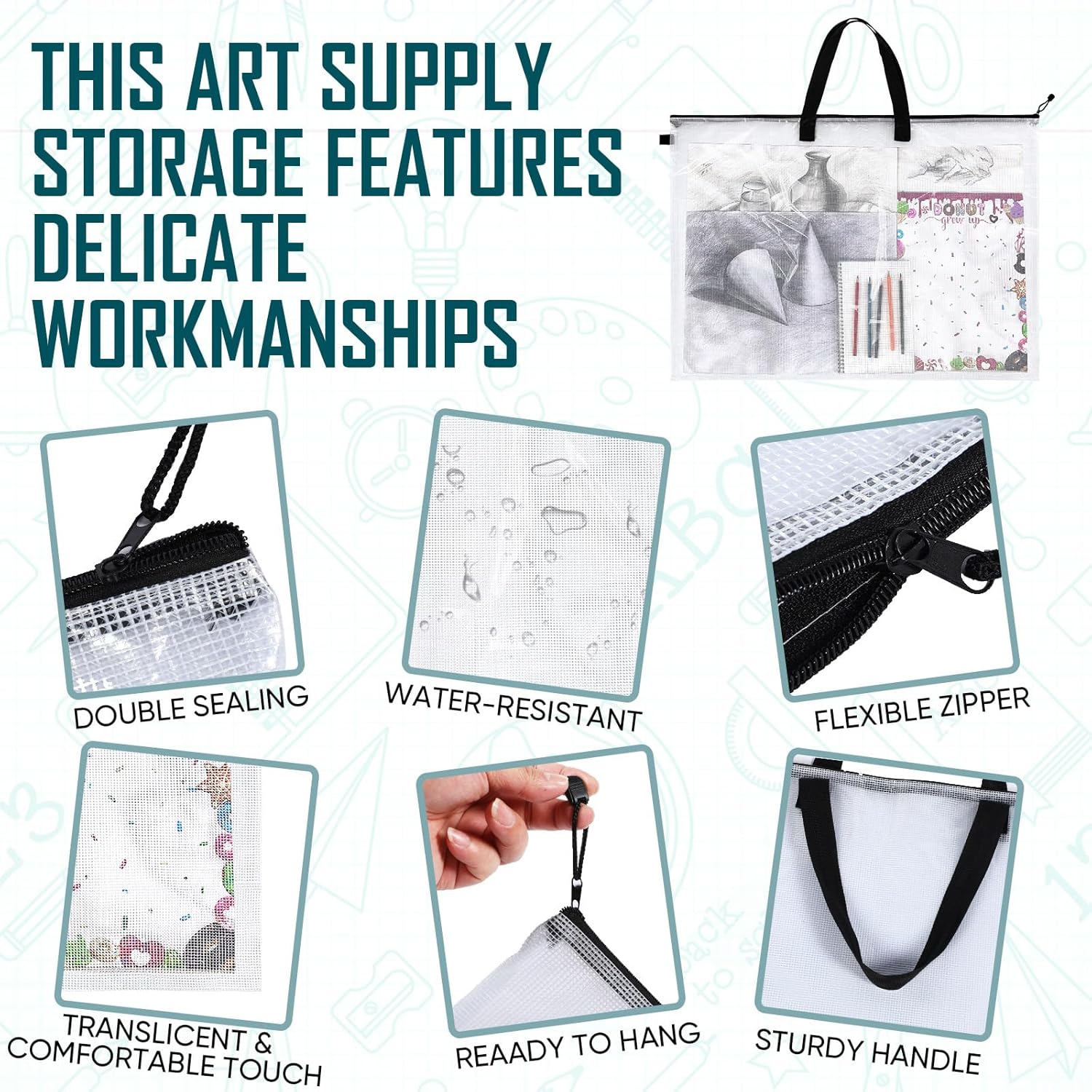 Large Art Portfolio Bag 36x48  - Art Portfolio Bag recension och pris