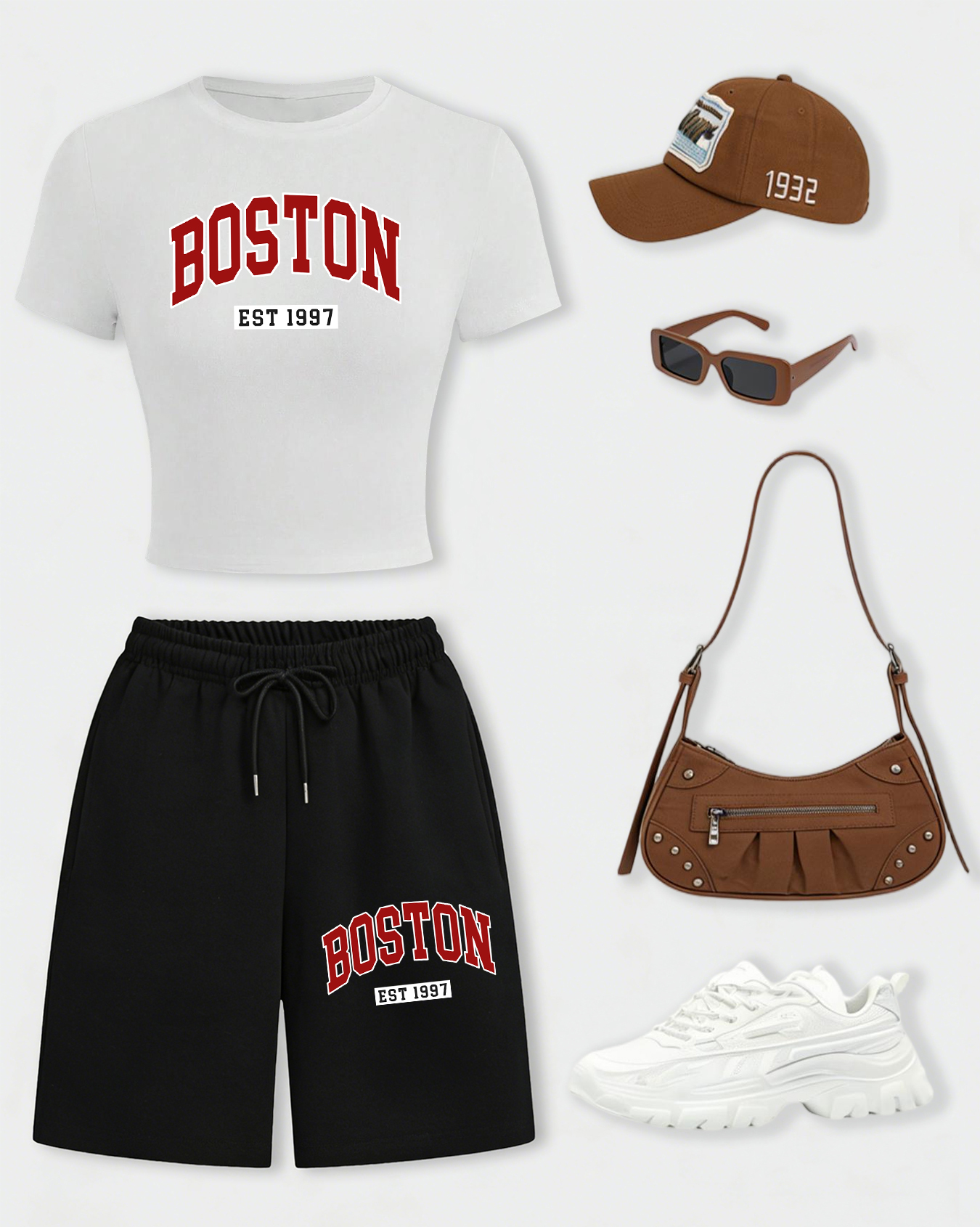 Boston Letter Est 1997 Women T - Art & Craft Valley recension och pris